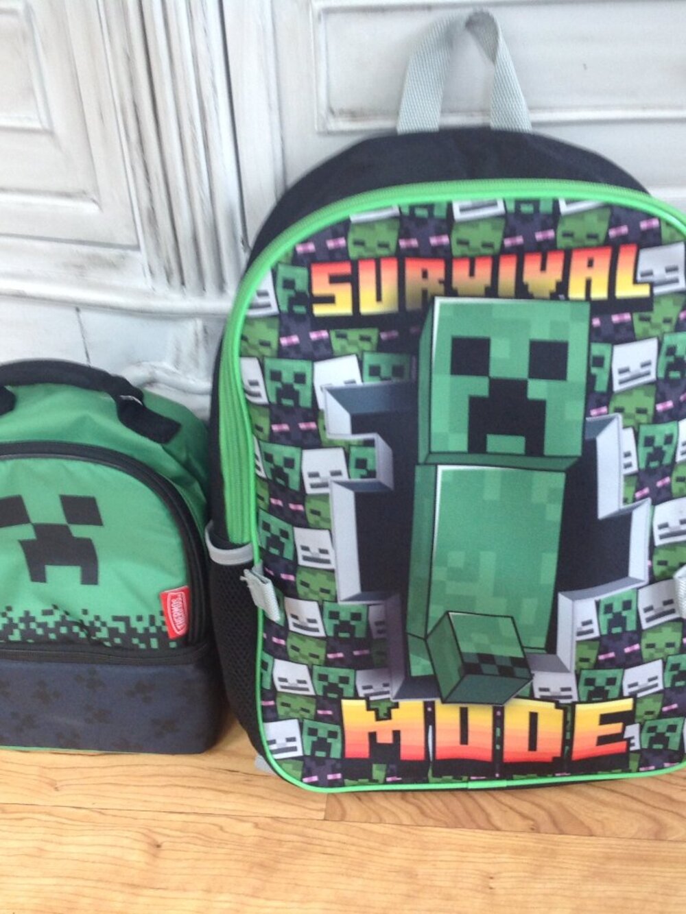 Minecraft Bookbag & Lunch Kit "Survival Mode"